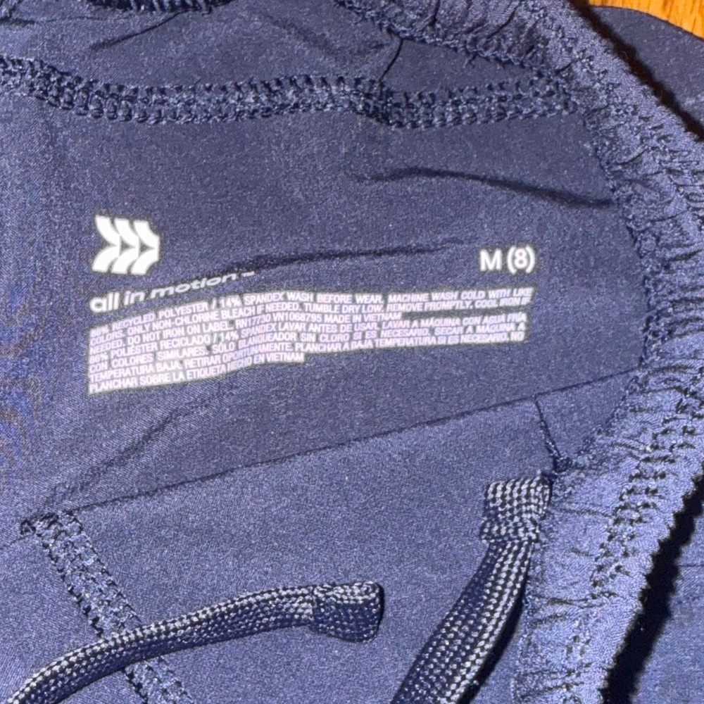 Target All in Motion Boys Dark Blue Athletic Shorts - Picture 2 of 3